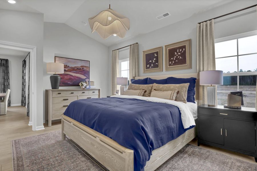 Furnished interior view inside a new home in Fairway Woods at Wyboo, Manning (Image 23). Furnished interior view inside a new home in Fairway Woods at Wyboo, Manning (Image 23).