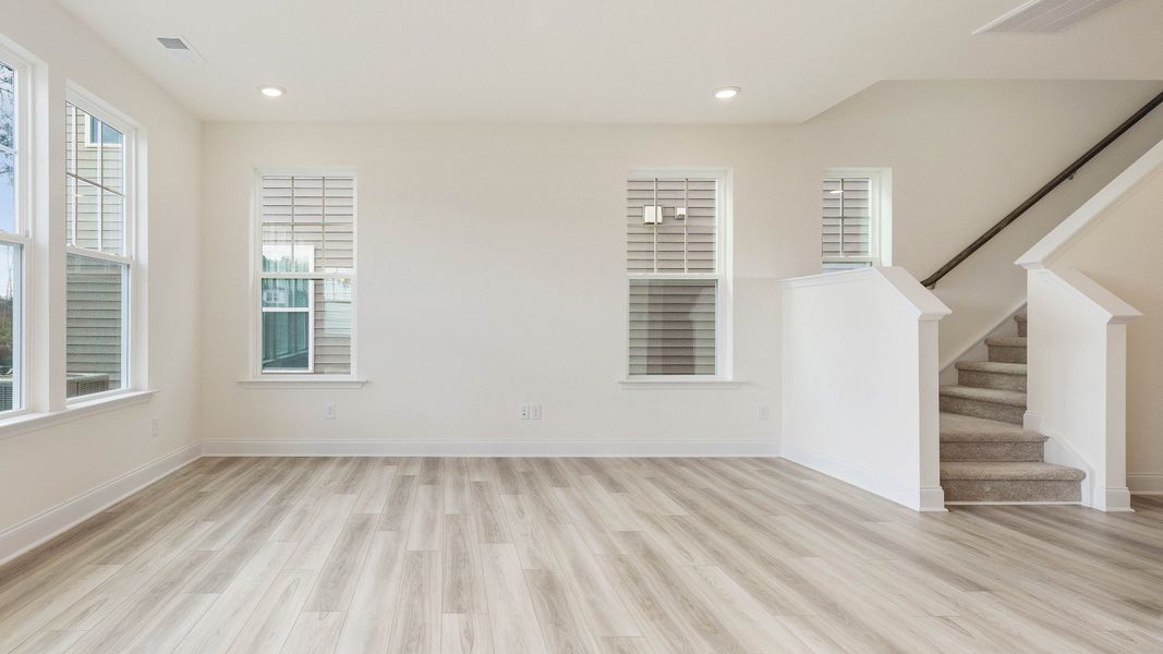 Furnished interior view inside a new home in The Grove at Neill's Pointe, Angier (Image 8).