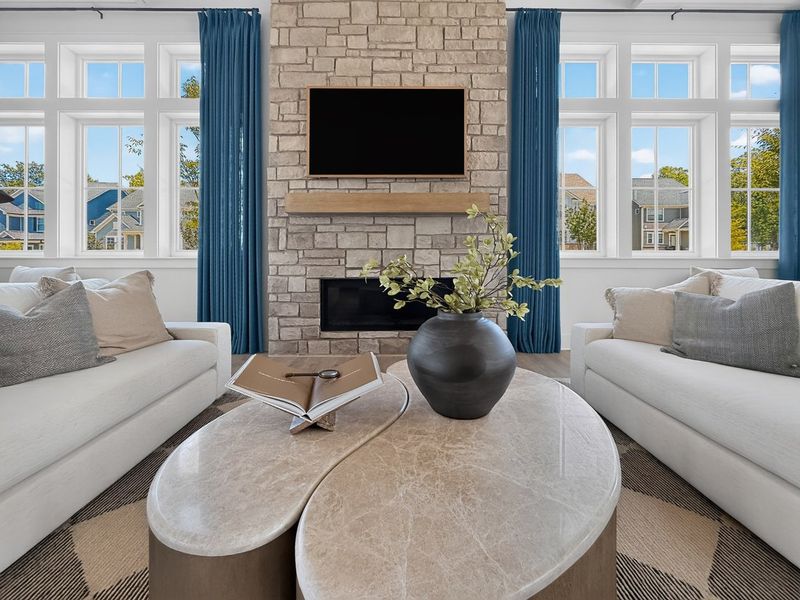 Furnished interior view inside a new home in Silverstone, Knightdale (Image 16). Furnished interior view inside a new home in Silverstone, Knightdale (Image 16).