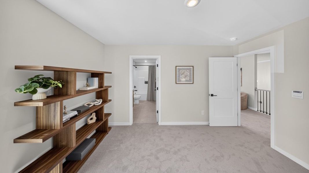 Furnished interior view inside a new home in Westport, York (Image 38).
