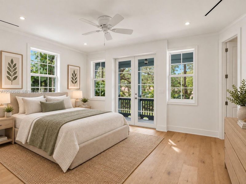 Front Balcony Bedroom