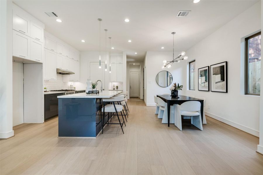 Furnished interior view inside a new home in , Houston (Image 7).