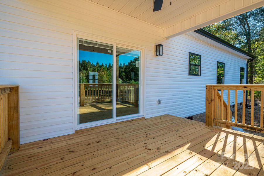 Rear Covered Deck