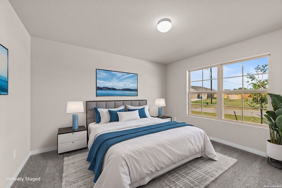 Furnished interior view inside a new home in Greenspoint Heights, Seguin (Image 4).