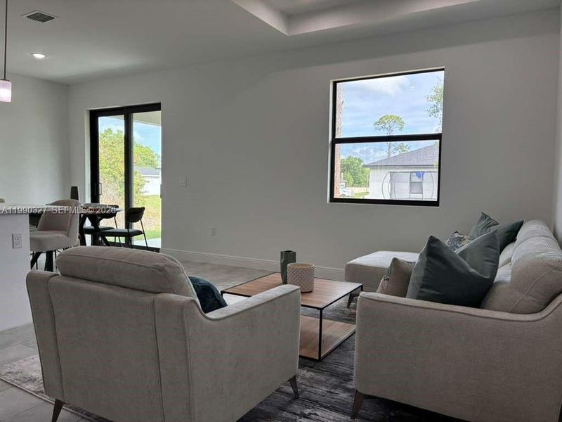 Furnished interior view inside a new home in , Labelle (Image 5).