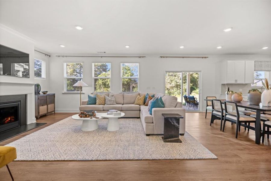 Furnished interior view inside a new home in Willow Creek, Watkinsville (Image 8).
