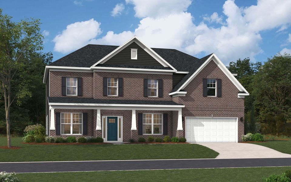 Representative exterior photo of a completed home built from the The Mia by Stanley Martin Homes in Parkers Summit, Greer, SC (Image 19).