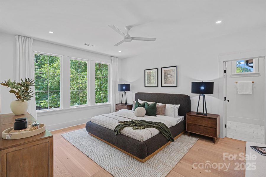 Furnished interior view inside a new home in , Charlotte (Image 7).