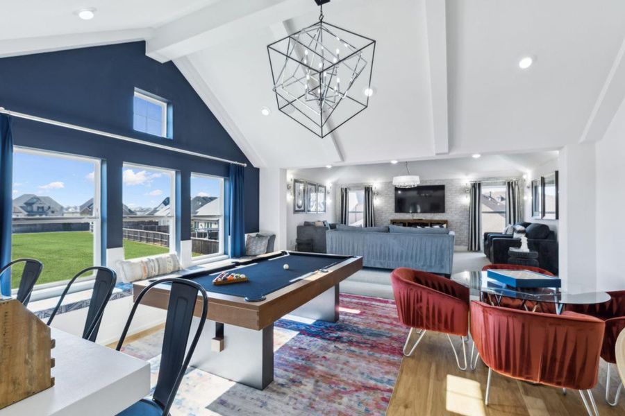 Furnished interior view inside a new home in South Pointe, Mansfield (Image 21). Furnished interior view inside a new home in South Pointe, Mansfield (Image 21).