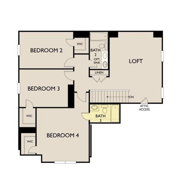 The Hyde floor plan