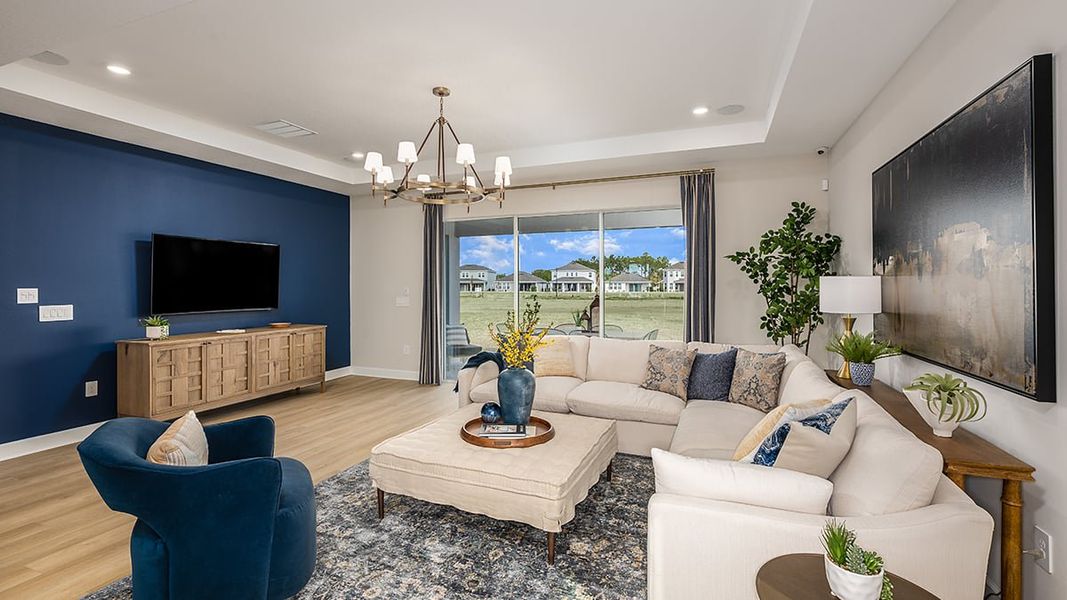 Representative furnished interior of a home built from the Montauk by Taylor Morrison in Sunbridge, Orlando (Image 15).