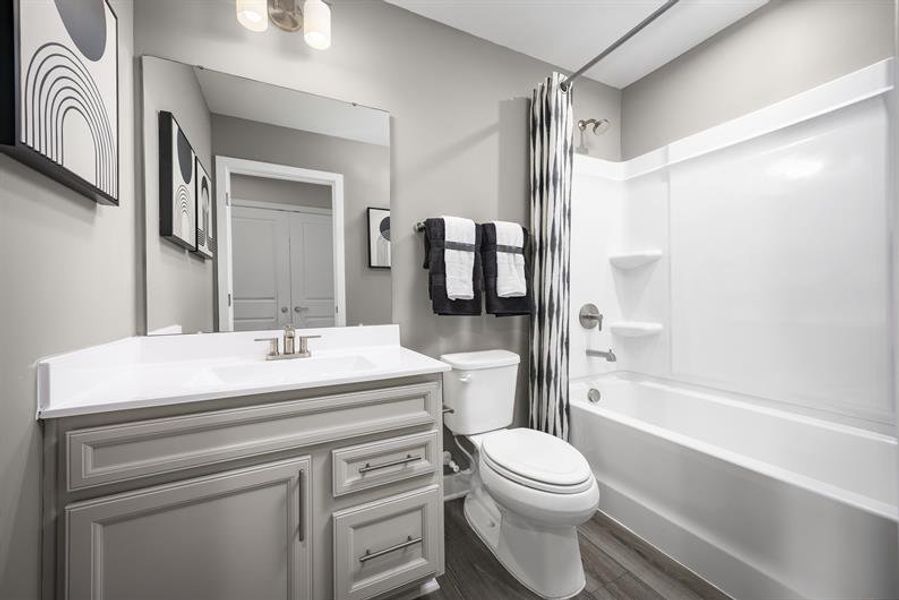 Representative furnished interior of a home built from the Roxbury by Ryan Homes in Creek Water Townhomes, Fort Mill (Image 12). Representative furnished interior of a home built from the Roxbury by Ryan Homes in Creek Water Townhomes, Fort Mill (Image 12).