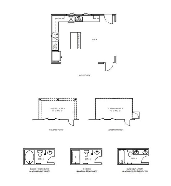 2D floor plan layout for the Calgary by True Homes in Whispering Hills, Locust, NC (Image 19). 2D floor plan layout for the Calgary by True Homes in Whispering Hills, Locust, NC (Image 19).