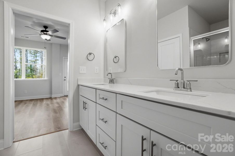 Furnished interior view inside a new home in , Charlotte (Image 7). Furnished interior view inside a new home in , Charlotte (Image 7).