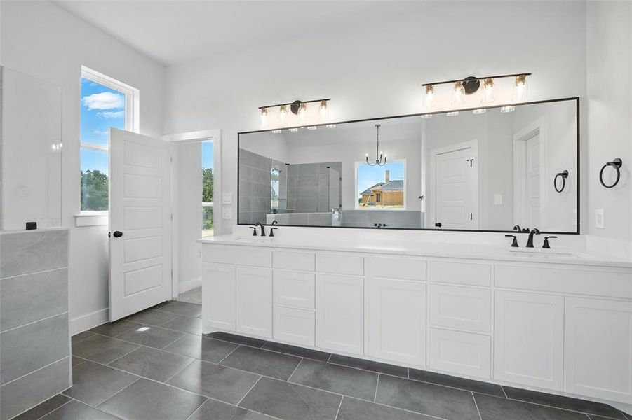 Furnished interior view inside a new home in , Weatherford (Image 13).