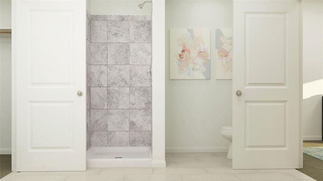 Furnished interior view inside a new home in Meadowlark Preserve, Pflugerville (Image 17).