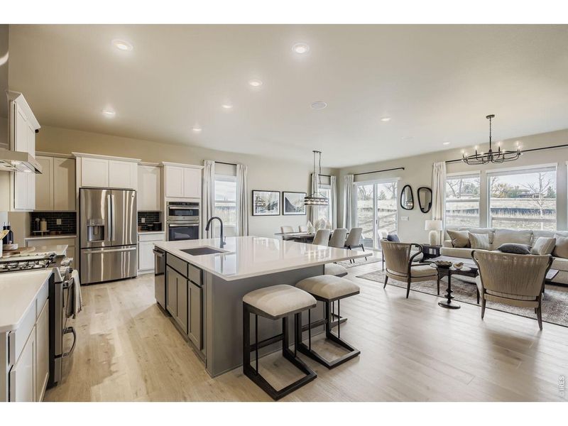 Furnished interior view inside a new home in , Fort Collins (Image 22).