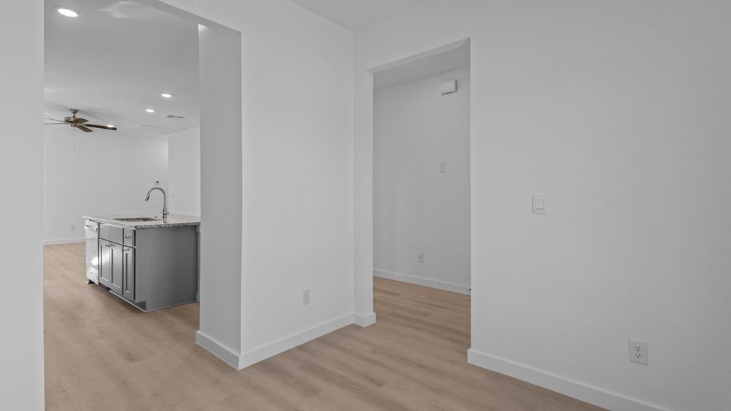 Representative unfurnished interior of a home built from the The Abbot by D.R. Horton in Terra Vista, Lubbock (Image 11).