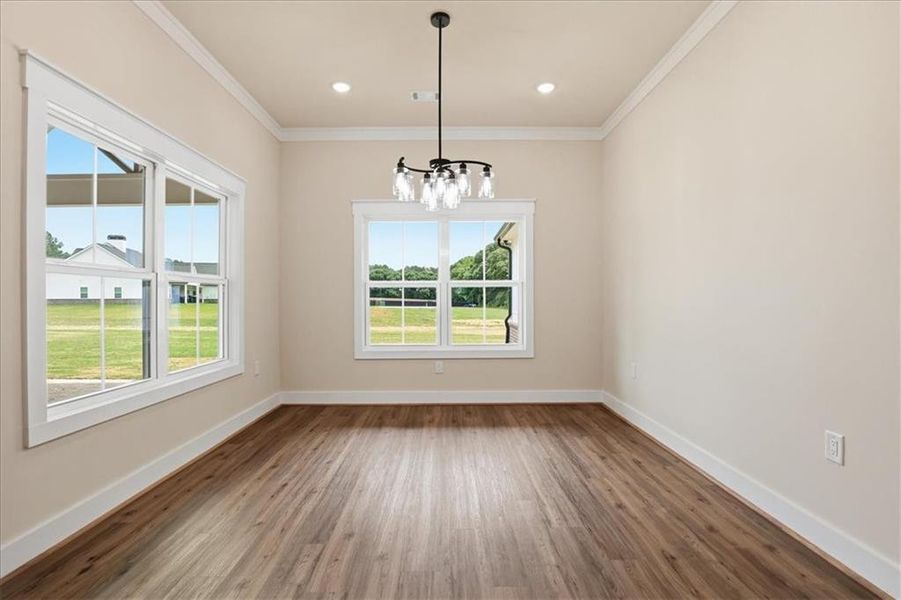 Spacious, unfurnished interior of a new home in , Monroe (Image 27).