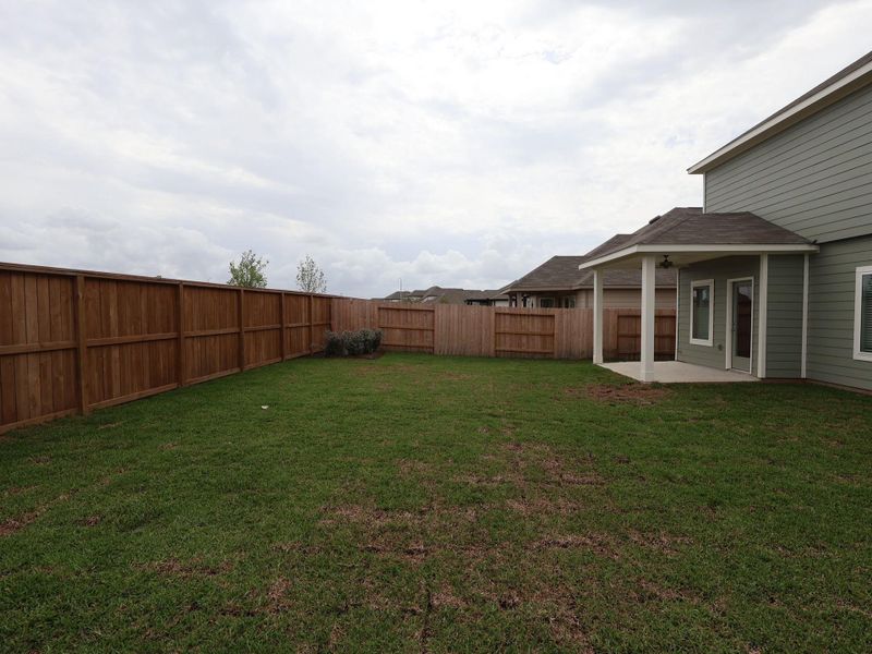 Exterior details and patio area of a home in Summerview, Fulshear (Image 23). Exterior details and patio area of a home in Summerview, Fulshear (Image 23).