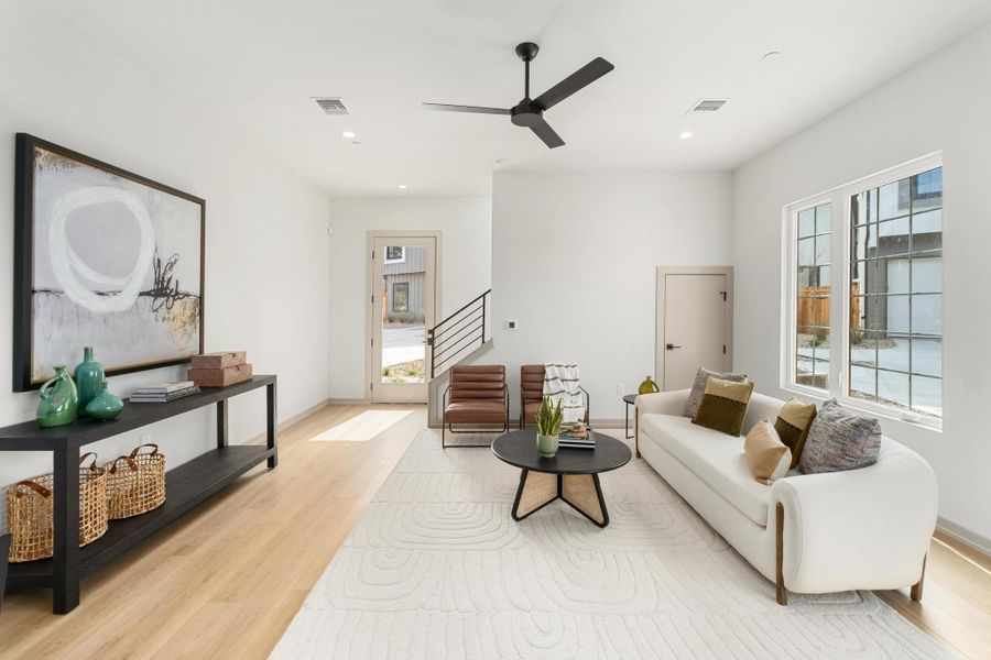 Furnished interior view inside a new home in , Austin (Image 16).