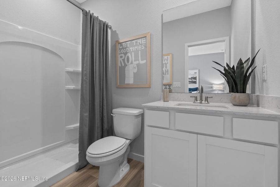 Furnished interior view inside a new home in Reserve East, Flagler Beach (Image 31). Furnished interior view inside a new home in Reserve East, Flagler Beach (Image 31).