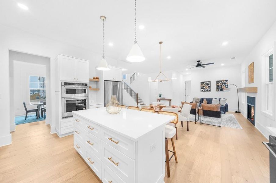 Furnished interior view inside a new home in , Canton (Image 33).
