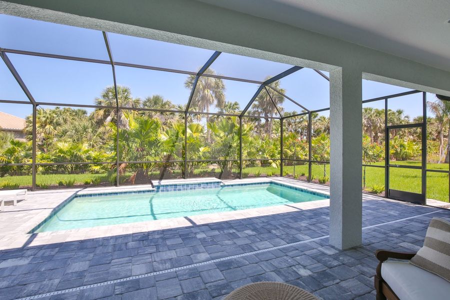 Representative exterior details of a home built from the Lighthouse by Neal Communities in Boca Royale Golf & Country Club at Wellen Park, Englewood (Image 4).