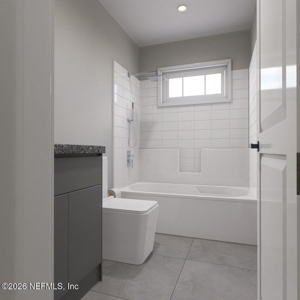 Furnished interior view inside a new home in , Satsuma (Image 14).