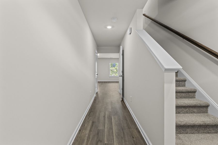 Representative unfurnished interior of a home built from the Cedar B by McGuinn Homes in Willow Lake, Blythewood (Image 14).