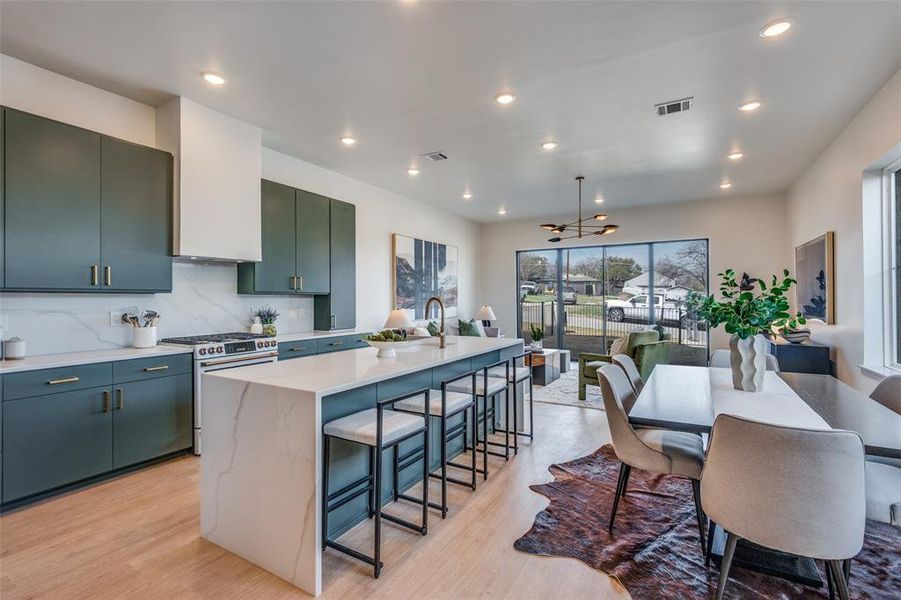 Furnished interior view inside a new home in , Fort Worth (Image 10). Furnished interior view inside a new home in , Fort Worth (Image 10).