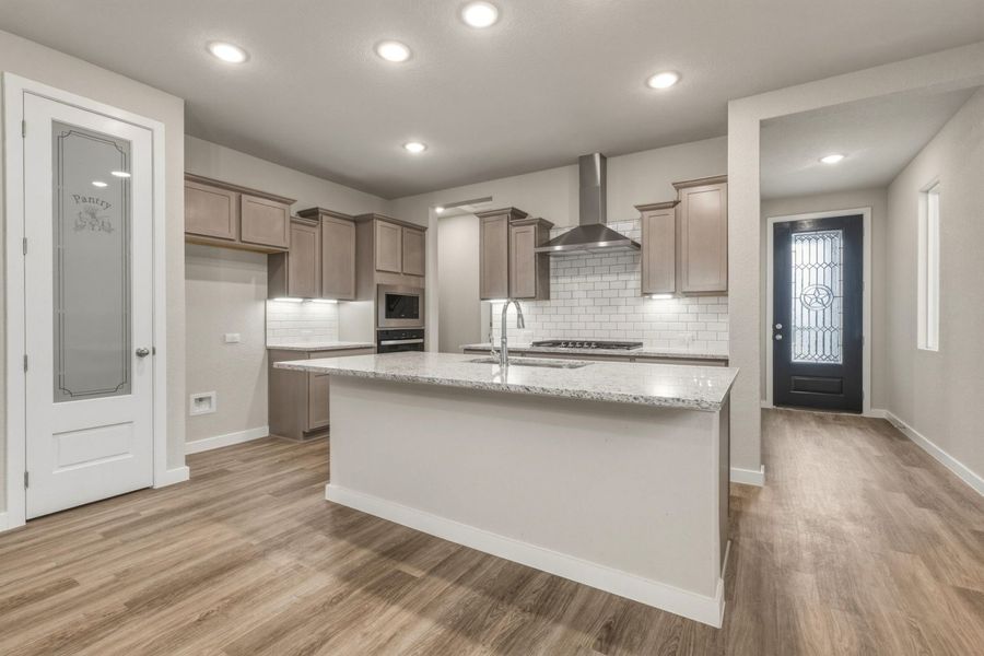 Furnished interior view inside a new home in Veranda Designer, San Antonio (Image 7).