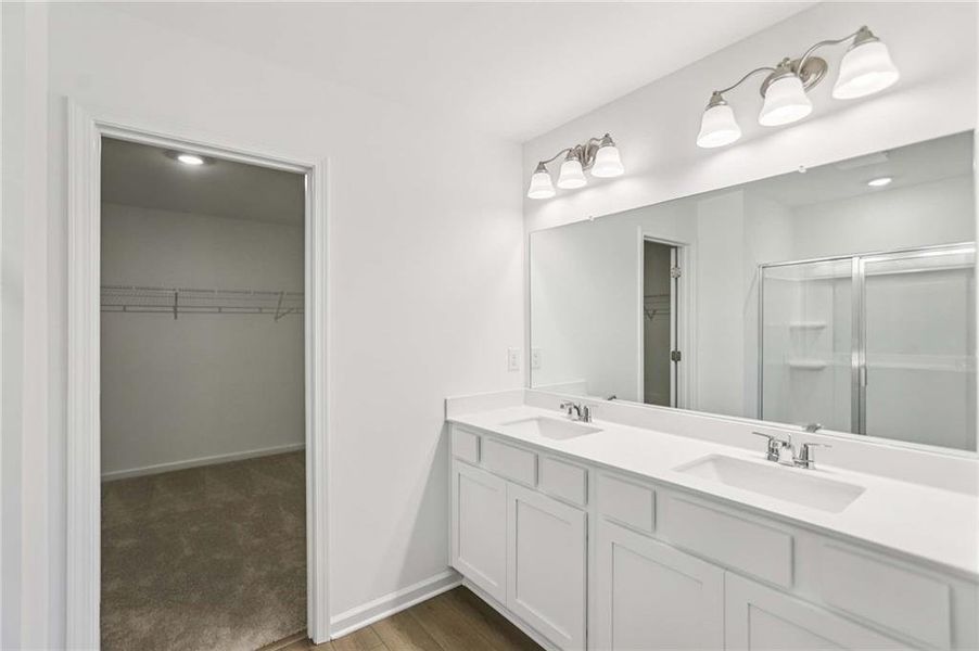 Furnished interior view inside a new home in The Pointe at Heron Bay, Locust Grove (Image 7).