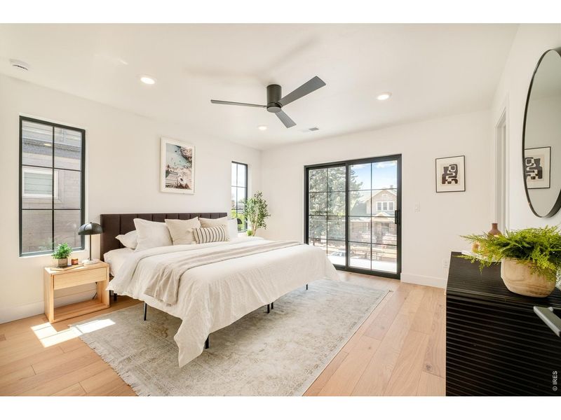 Furnished interior view inside a new home in , Denver (Image 34).