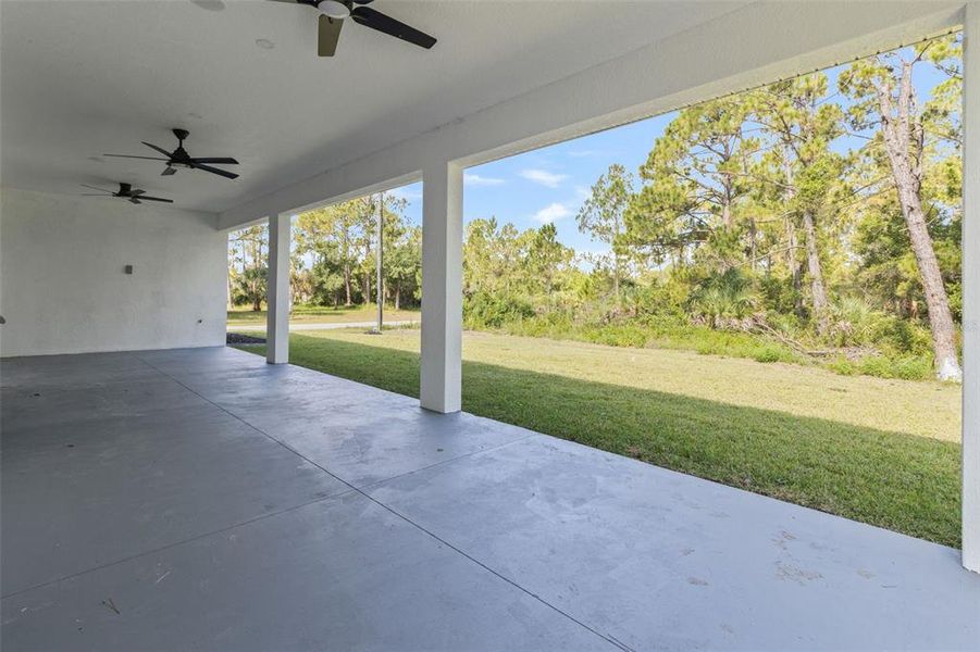 Exterior details and patio area of a home in , North Port (Image 26).