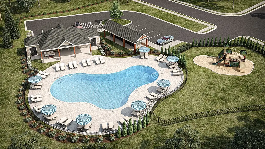 Community amenities in Evergreen Crossing, Locust Grove (Image 46).