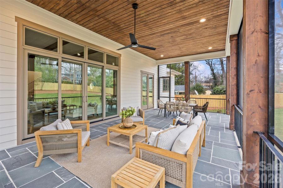 Exterior details and patio area of a home in , Charlotte (Image 4).