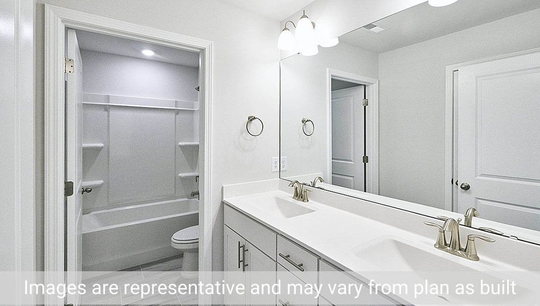 Furnished interior view inside a new home in The Manors at Winston Pointe, Clayton (Image 10).