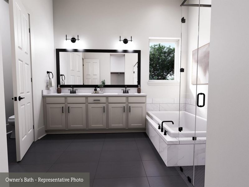 Furnished interior view inside a new home in Colton 45' Homesites, Todd Mission (Image 4).