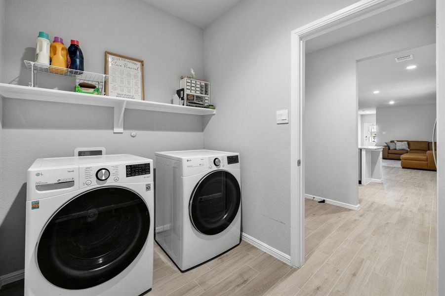 Furnished interior view inside a new home in The Overlook, Fort Worth (Image 29).