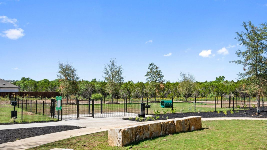 View of home's community with a dog friendly area View of home's community with a dog friendly area