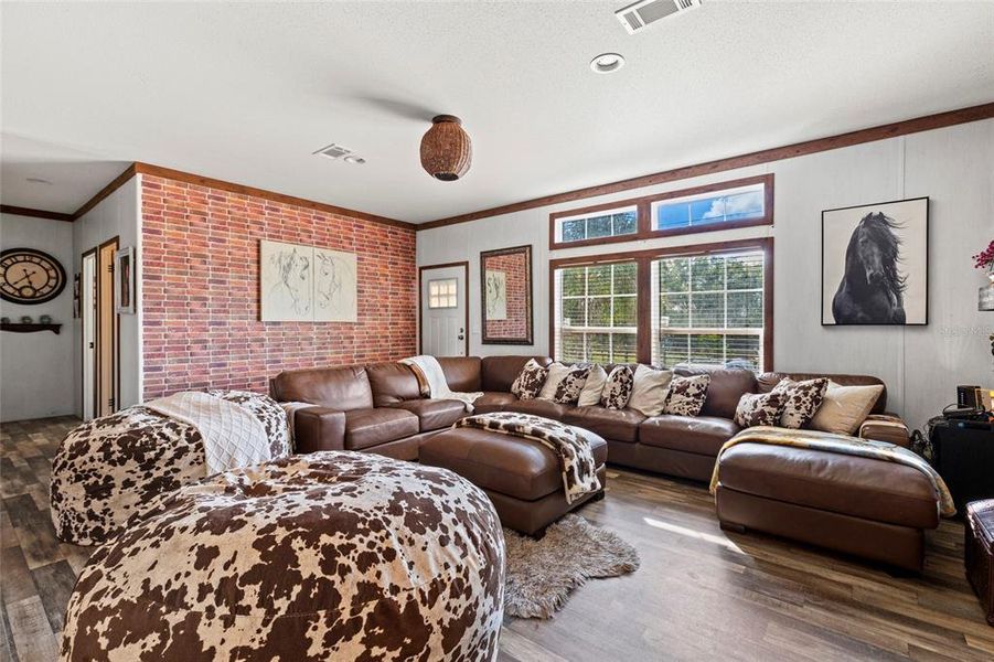 Furnished interior view inside a new home in , Okeechobee (Image 22).