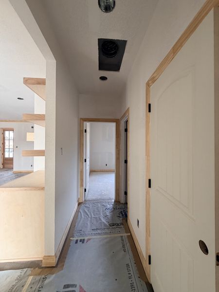 In-progress construction of a new home in Saddle Crest Estates, Weatherford, TX (Image 23).