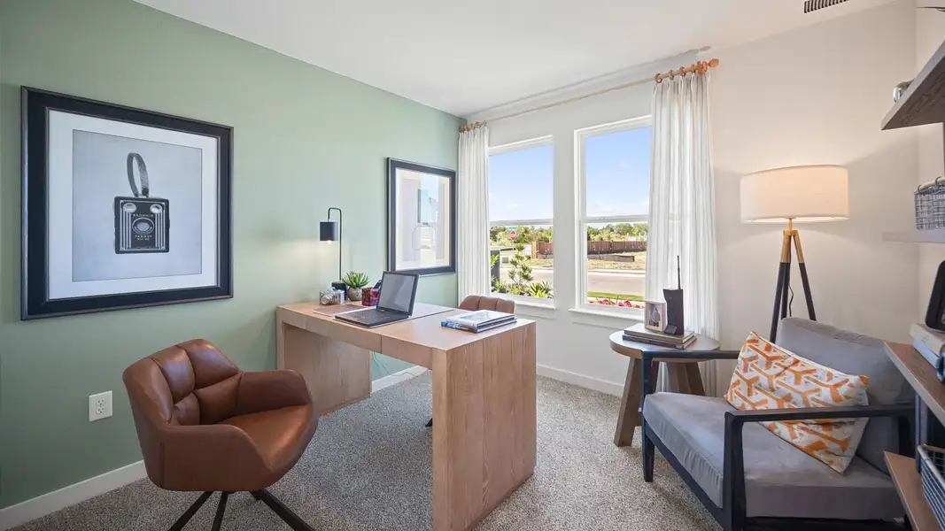 Representative furnished interior of a home built from the The Forest by D.R. Horton in Trails at Wildhorse, Austin (Image 5). Representative furnished interior of a home built from the The Forest by D.R. Horton in Trails at Wildhorse, Austin (Image 5).