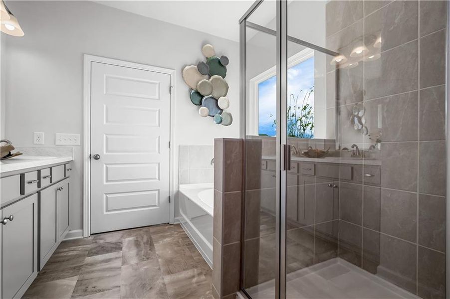 Furnished interior view inside a new home in Capstone Estates, Apison (Image 23).