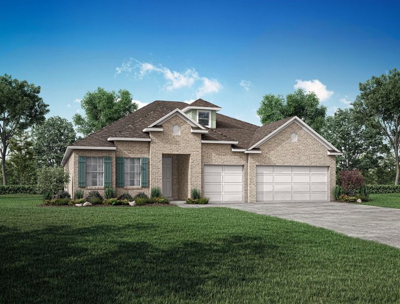 Representative exterior photo of a completed home built from the Venice by Maronda Homes in Seminole Bend, Pensacola, FL (Image 4).