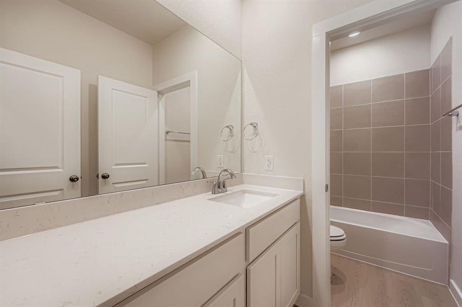 Furnished interior view inside a new home in MiraVerde, Crowley (Image 7). Furnished interior view inside a new home in MiraVerde, Crowley (Image 7).