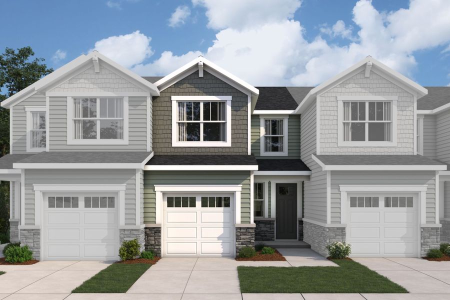 Representative exterior photo of a completed home built from the Hallie by Mattamy Homes in Powell, Angier, NC (Image 7). Representative exterior photo of a completed home built from the Hallie by Mattamy Homes in Powell, Angier, NC (Image 7).