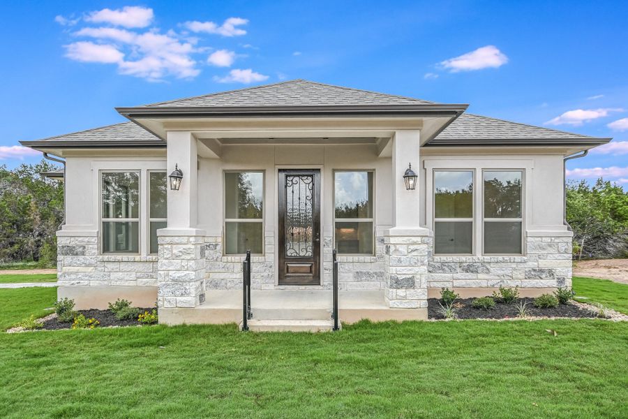 Representative exterior details of a home built from the Casita by Giddens Homes in Whispering Wind, Bertram (Image 38).