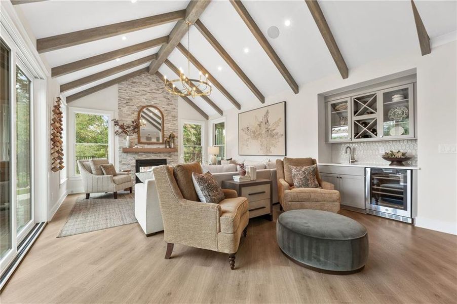 Furnished interior view inside a new home in The Courtyards by The Manor, Alpharetta (Image 36). Furnished interior view inside a new home in The Courtyards by The Manor, Alpharetta (Image 36).